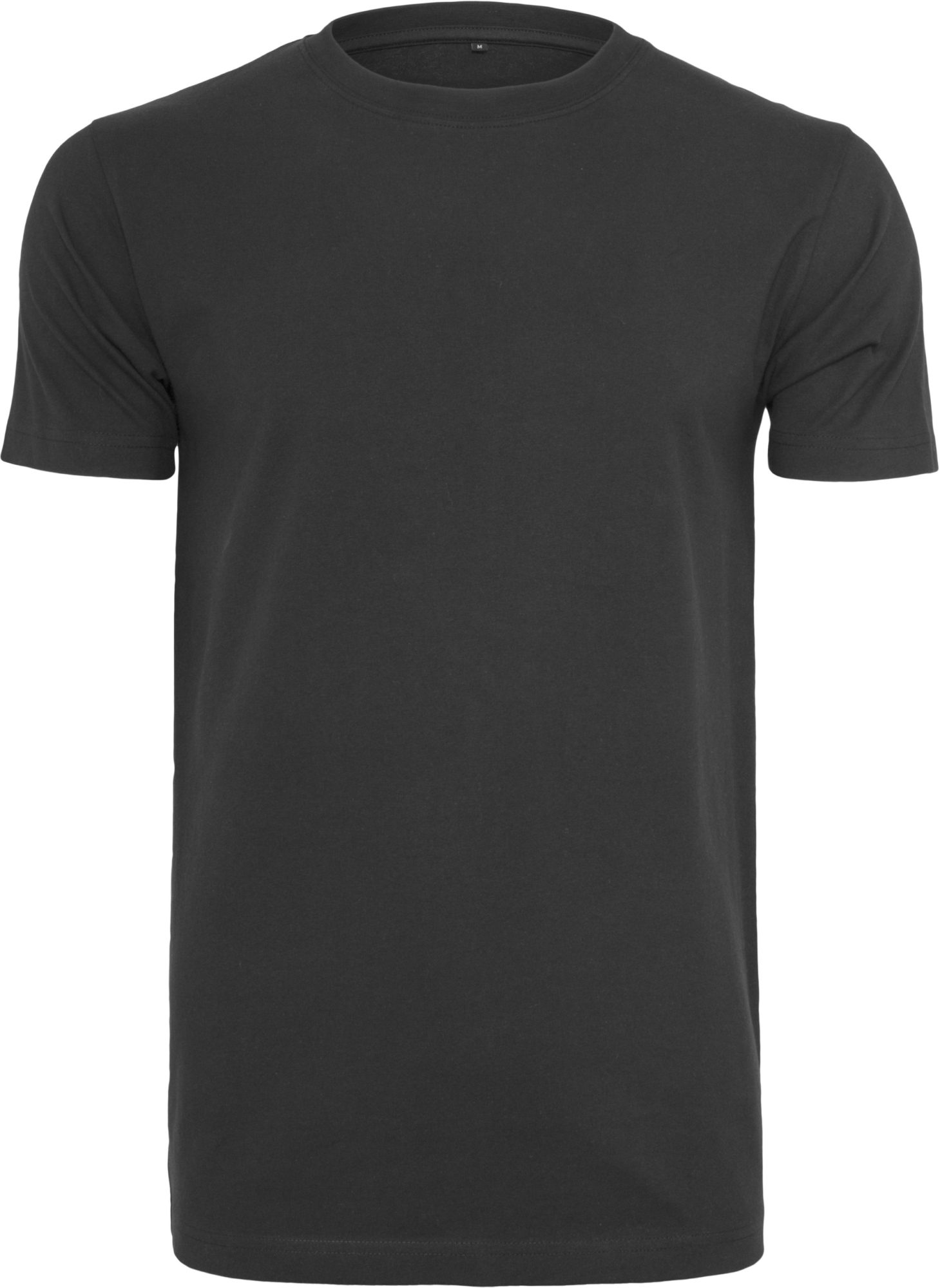 Plain black t shirt front best sale