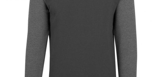 Build your Brand Raglan crew neck Build your Brand Raglan crew neck