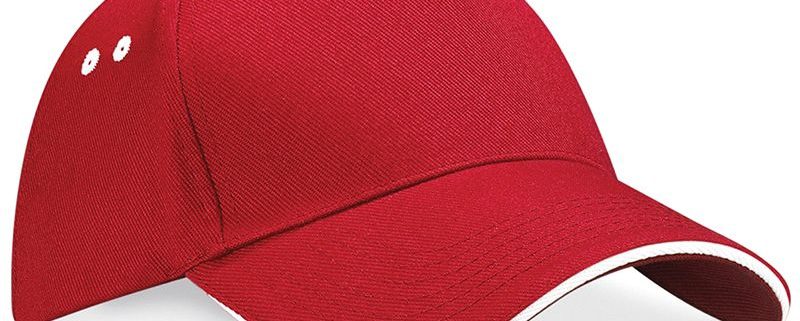 Beechfield Army cap BC15C Red 800x321 - Beechfield Army cap