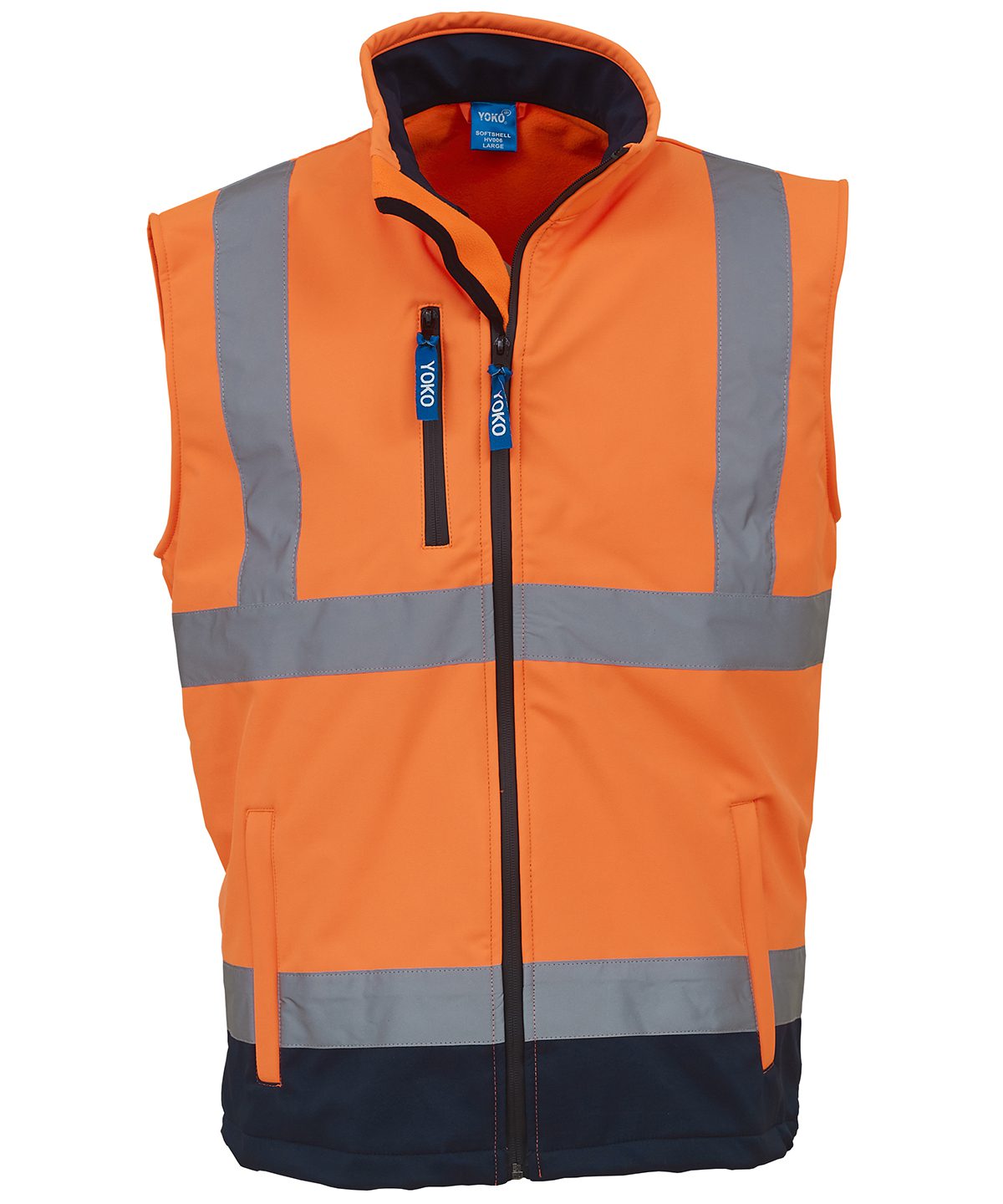 Yoko Hi-vis softshell gilet (HV006) - Topworkwear Personalised Workwear ...