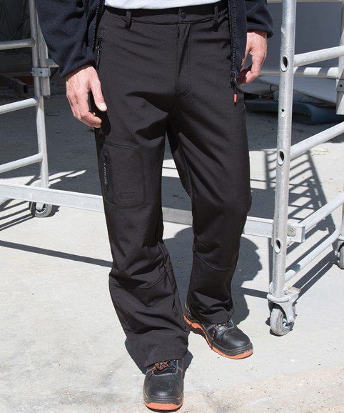 Result Work-Guard Tech performance softshell trousers Free Embroidery or  Printing