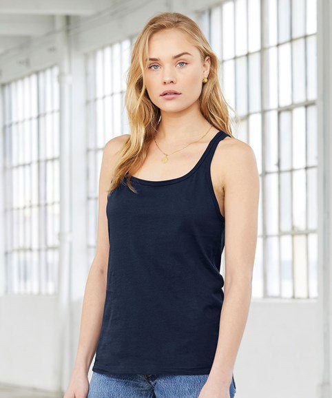 Women's Relaxed Jersey tank top from Bella Canvas BE120 – My T