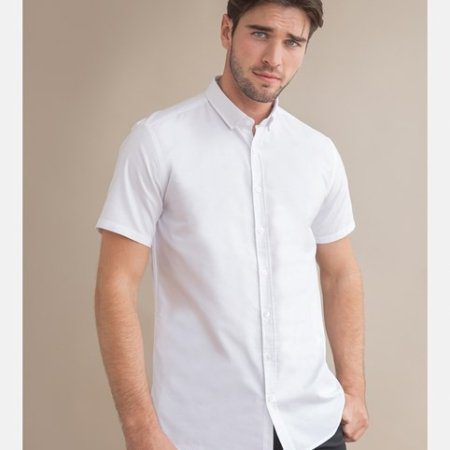 Modern short sleeve Oxford shirt