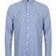 Gingham Pufy wicking long sleeve shirt