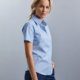 Women's short sleeve Oxford shirt