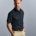 Short sleeve pure cotton easycare poplin shirt