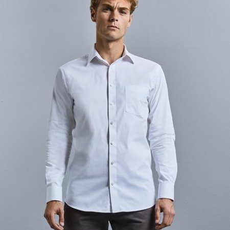 Long sleeve tailored Coolmax® shirt