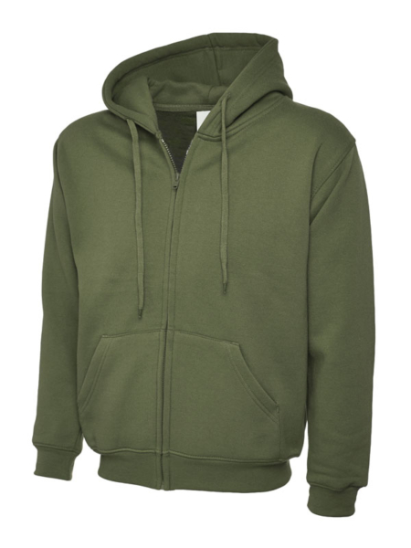 Uneek Full Zip Classic Hoodie