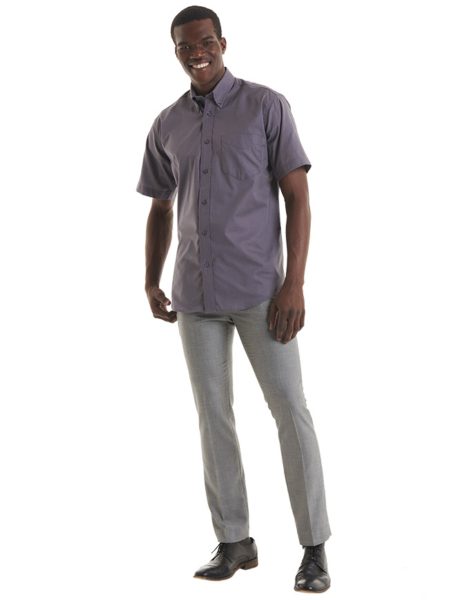 Mens Pinpoint Oxford Half Sleeve Shirt