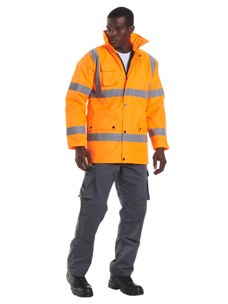 Uneek Hi Viz Road Safety Jacket